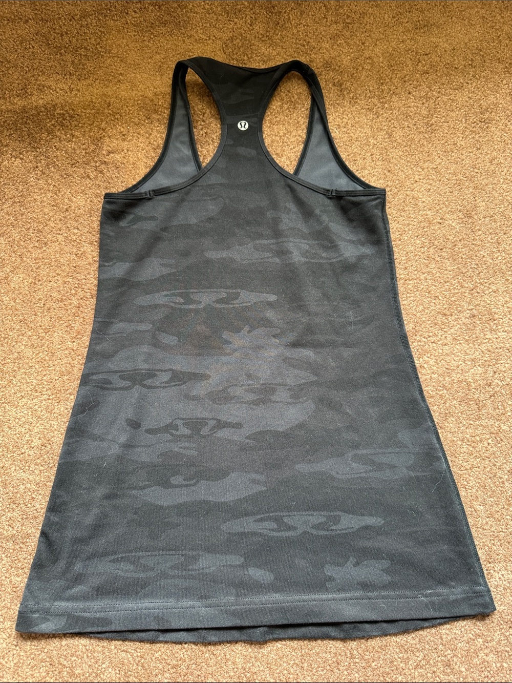 Lululemon Black Camo Racerback Tank